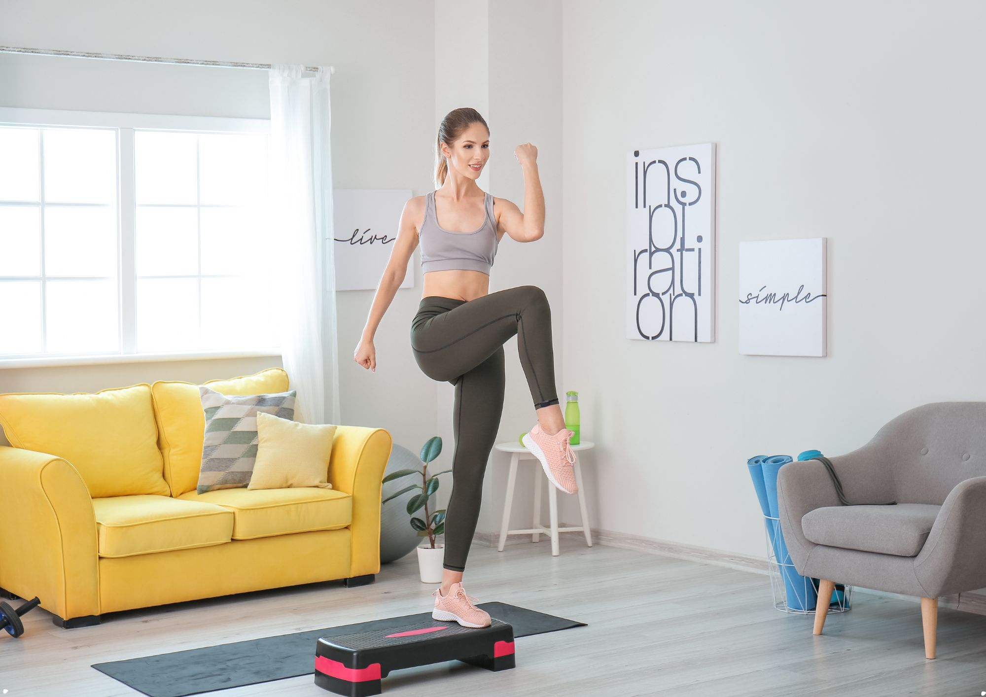 אימון אירובי לשריפת שומנים בבית